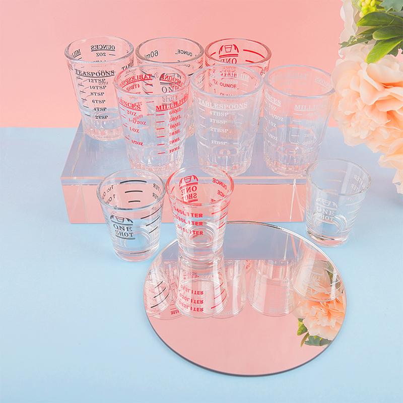Стакан из утолщенного стекла, мерный стакан, рюмка, унция, чашка для эспрессо