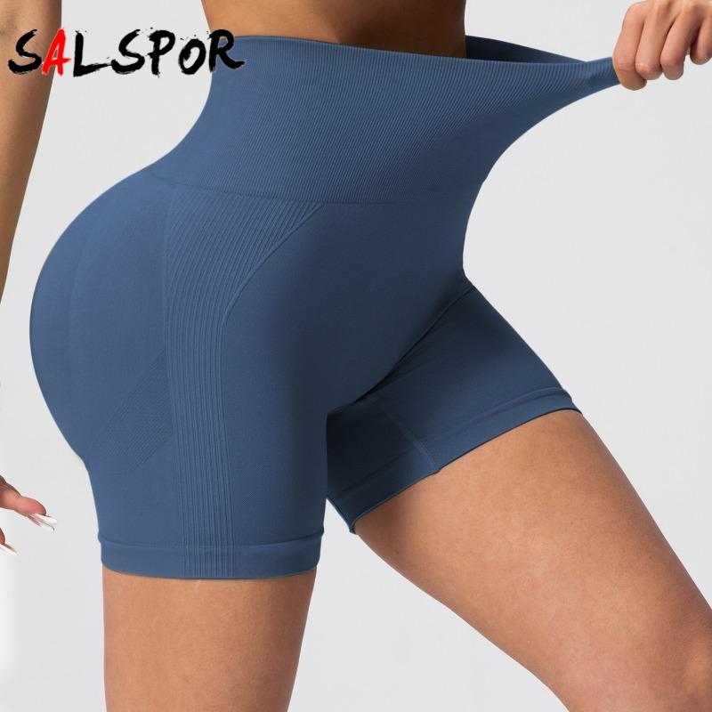Summer Women's Fitness Yoga Shorts High Waist Sports Gym Shorts Push Up Casual Shorts