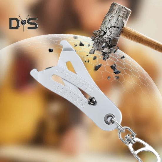 Портативный брелок для проверки размера резьбы, прецизионная линейка для измерения резьбы, точный прибор для проверки резьбы гаек и болтов, дюймовый метрический измеритель резьбы шестигранных гаек