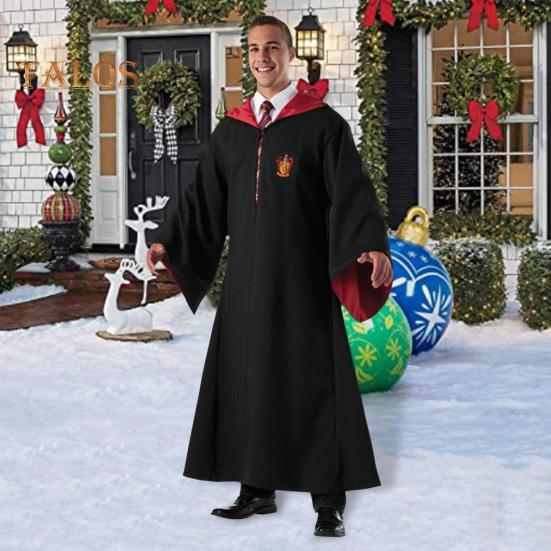 Fantasy Robe Film Television Character Series Mysterious Style Loose Fit Robe Halloween Christmas Costume College Accessories