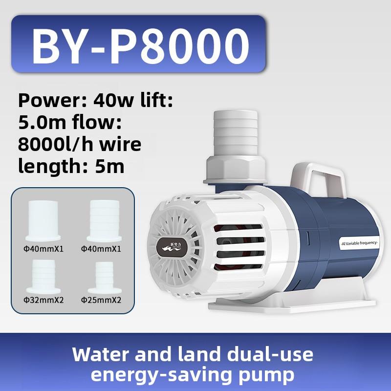 Fish Tank Water Pump Silent Fish Pond Circulation Pump Submersible Pump Large Flow Amphibious Pumps Fish Pond Filter Oxygenate