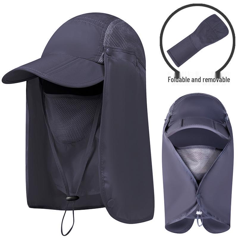 Унисекс шляпа с защитой от УФ-лучей и съемным клапаном – быстросохнущая шляпа от солнца для альпинизма и рыбалки