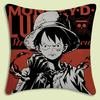 Аниме ONE PIECE Чехлы на подушки L-Луффи Мультяшные Декоративные для дивана Домашние Двусторонние Короткий плюш Милый Чехол для подушки