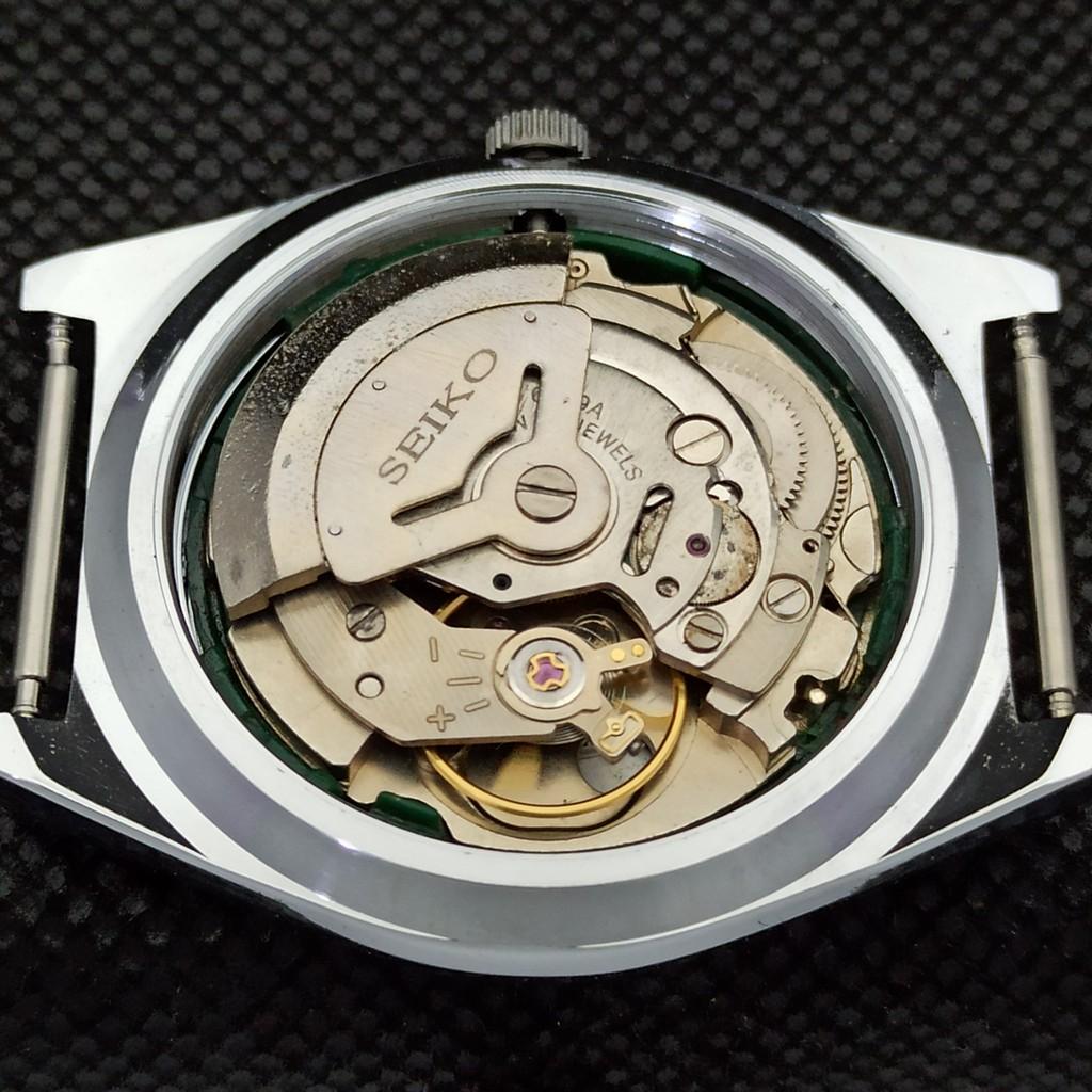 ВОССТАНОВЛЕННЫЕ ВИНТАЖНЫЕ SEIKO 5 AUTO 6309A ЯПОНИЯ МУЖСКИЕ СЕРЕБРЯНЫЕ ЧАСЫ 533d-a280238-9