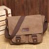 Men's Canvas Outdoor Messenger & Backpack - Casual Shoulder Bag for Students