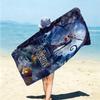 Personalized Nightmare Before Christmas Beach Towel Microfiber Beach Towel Thin Absorbent for Beach Swimming Yoga Bath Sports. 0910233