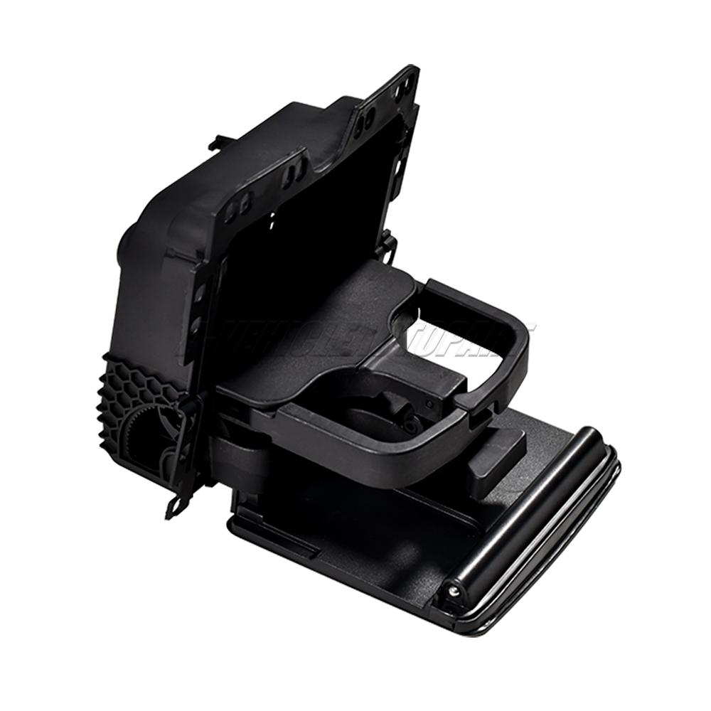 New 7N0862533 for VW Golf Sharan MK2 Tiguan MK1 Seat Alhambra MK2 Dual Cup Holder Rear Drinking Cup Bracket Black Car Accessorie