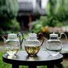Chaxun Handmade High-Temperature Glass Teapot, 400ML