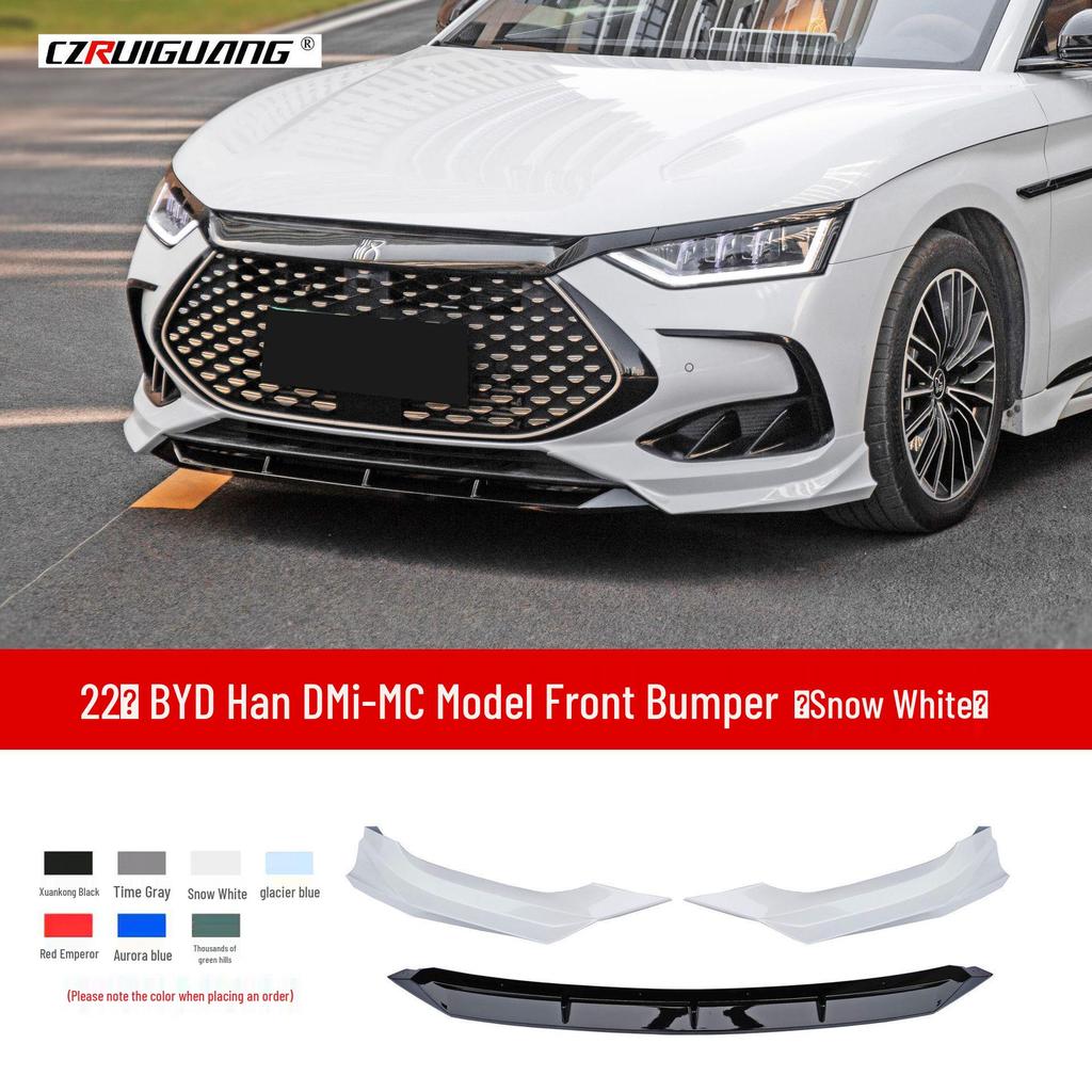 Совместимо с BYD Han DMMI: Обвес MC Sports - Включает передний сплиттер и губу, заднюю губу, задний и верхний спойлеры, боковые юбки.