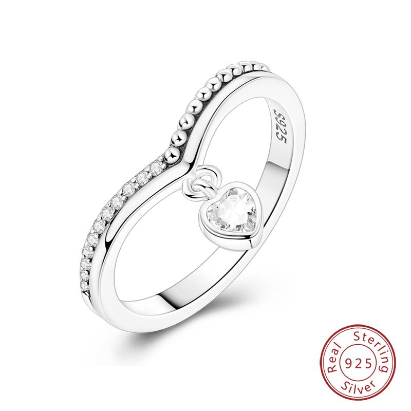 925 Sterling Silver Heart Shaped Infinite Minimalist Rings Hollow Celtic Knot Rings for Women Elegant Engagement Wedding Jewelry