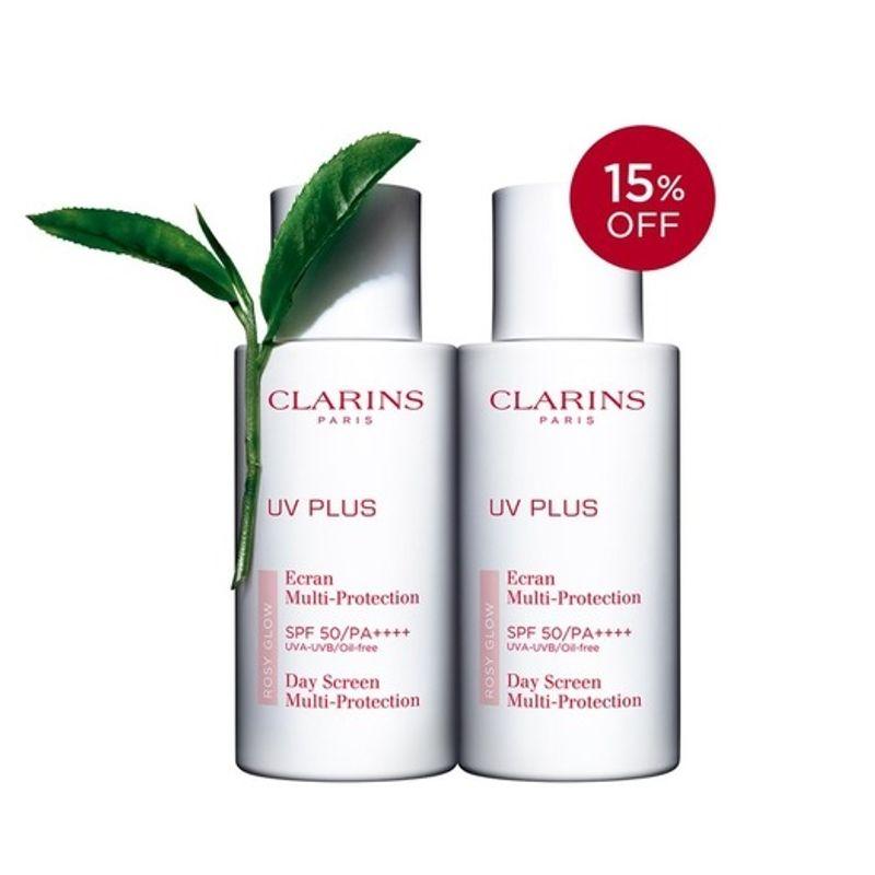 Clarins Солнцезащитный дуэт UV Plus (Кросс-совместимый)