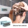 Силиконовый коллектор для волос для ванной комнаты, настенный уловитель волос для душа, протектор для слива