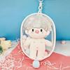 Transparent Doll Display Box 10/15/16cm Storage Case Toy Clear Outdoor Bag