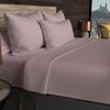 Flat Sheet In Cotton 57 Threads 180x290 Cm UNI Old Pink, by Soleil D'ocre