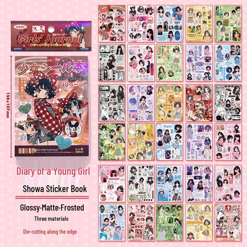 Xinmo Dress-Up Game Sticker Book: Energetic Princess Makeup for Little Girls