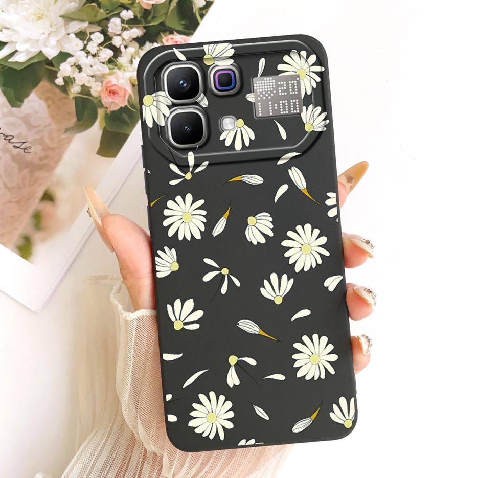 Чехол для Infinix Note 60 Pro X6878 Красивая Девушка Цветочный Расписной Чехол Мягкий Силиконовый Чехол Для Infinix Note 60 Ultra Note60 Pro Сумки