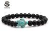 LUXY MOON 14 Models Green Turquoise Turtle Various Natural Stone Men's and Women's Elastic Bracelets