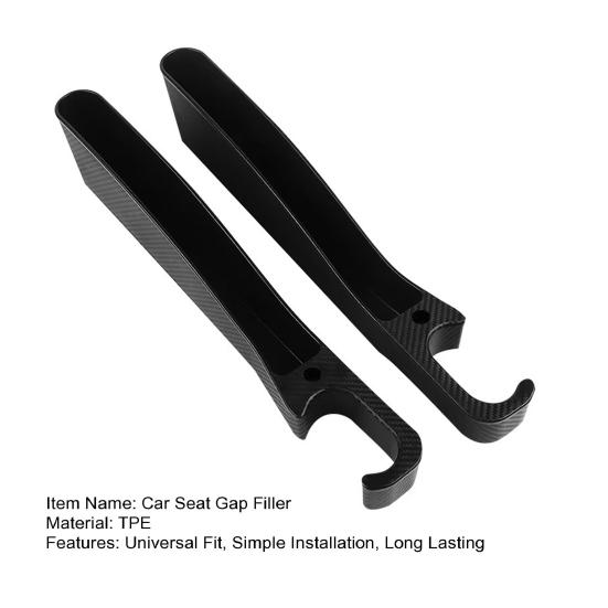 2 шт. Органайзер для щели между сиденьями автомобиля с отверстием для зарядки, большой вместимости