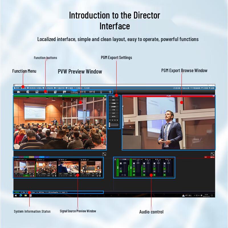 Jiashiying 9800PLUS Live Production & Streaming System