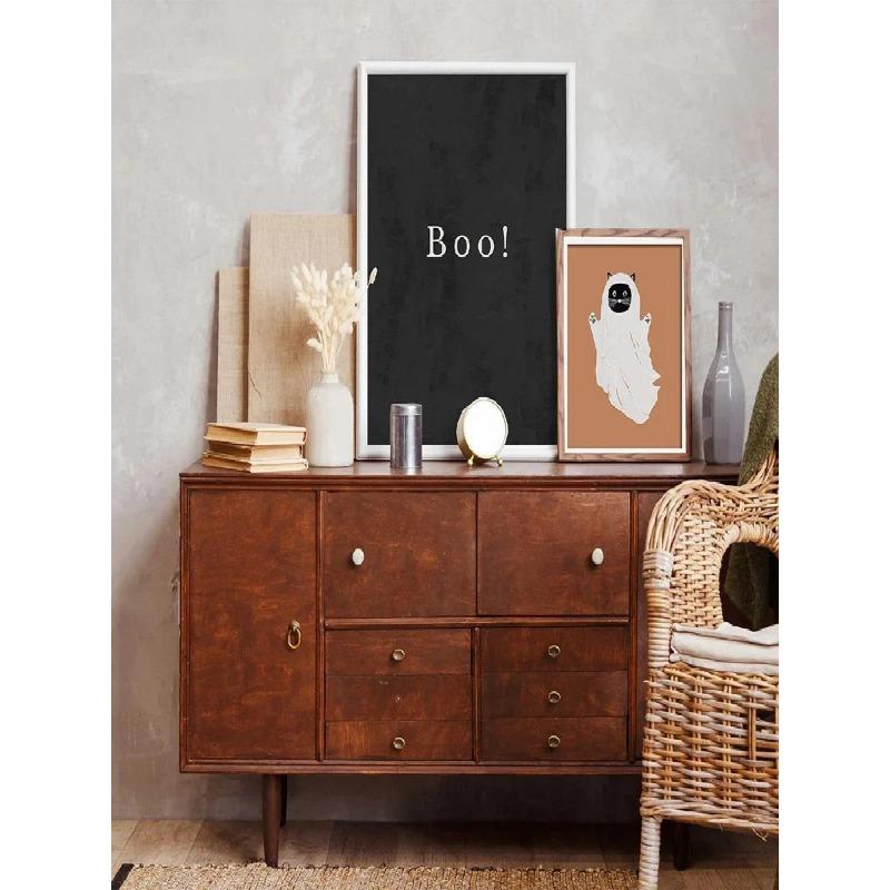 Classic Abstract Wall Art Set Halloween Bundle  Plant Lover HD Canvas Print Poster for Living Room  Bedroom Decor  Perfect for H