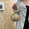 Роскошная круглая сумка для ужина для женщин, элегантные нежные сумки через плечо, сверкающая сумка для вечеринки с бриллиантами