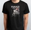 FuGazi Ретро Графическая Унисекс Футболка S M L XL XXL 3 4 XL Черный