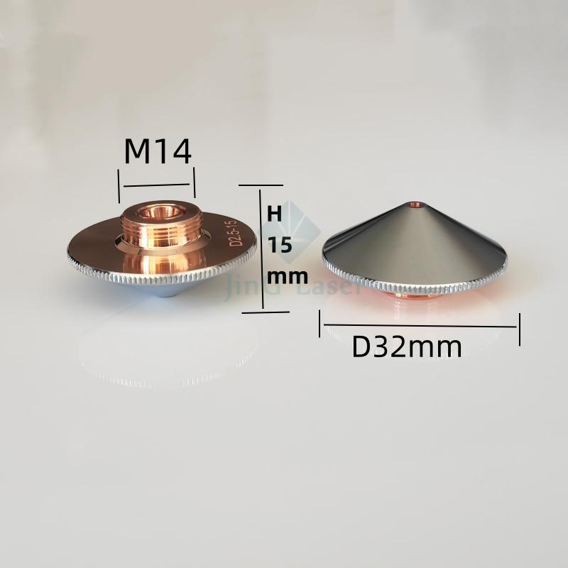 10 шт. RAYTOOLS D32M14 лазерные детали металлическая насадка PRECITEC лазерная насадка D28M11 OSPRI WSX