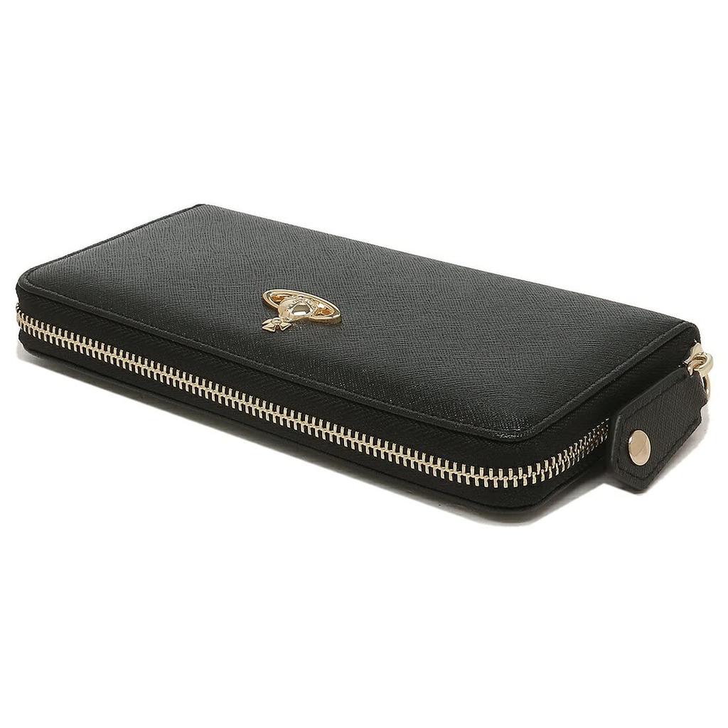 Длинный кошелек с круглой молнией 51050023 42106 N402 ЧЕРНЫЙ [Vivienne Westwood] [item]