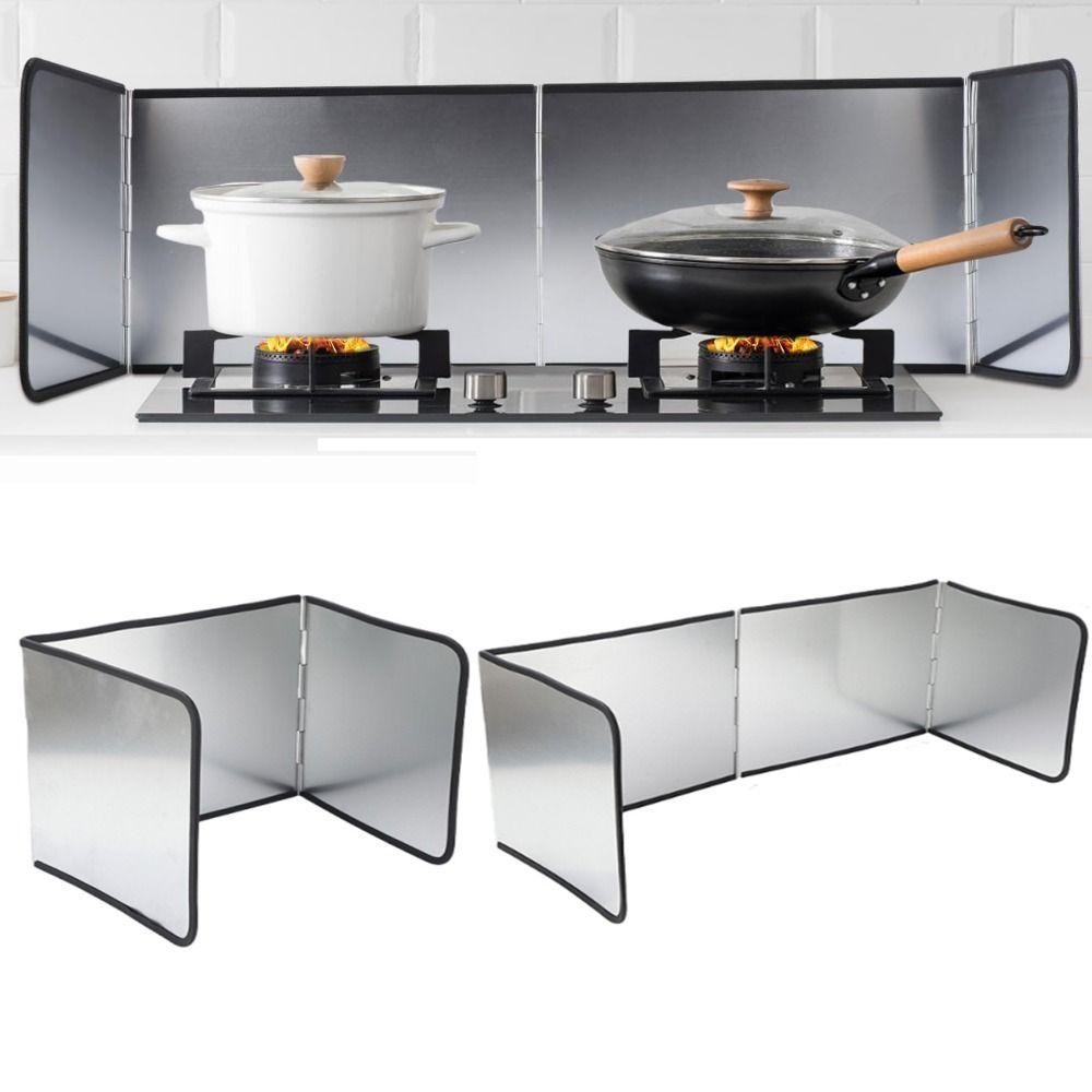 Aluminum Foil Grease Splatter Screen Oil Spill-proof Heat Shield Anti Splatter Shield Baking
