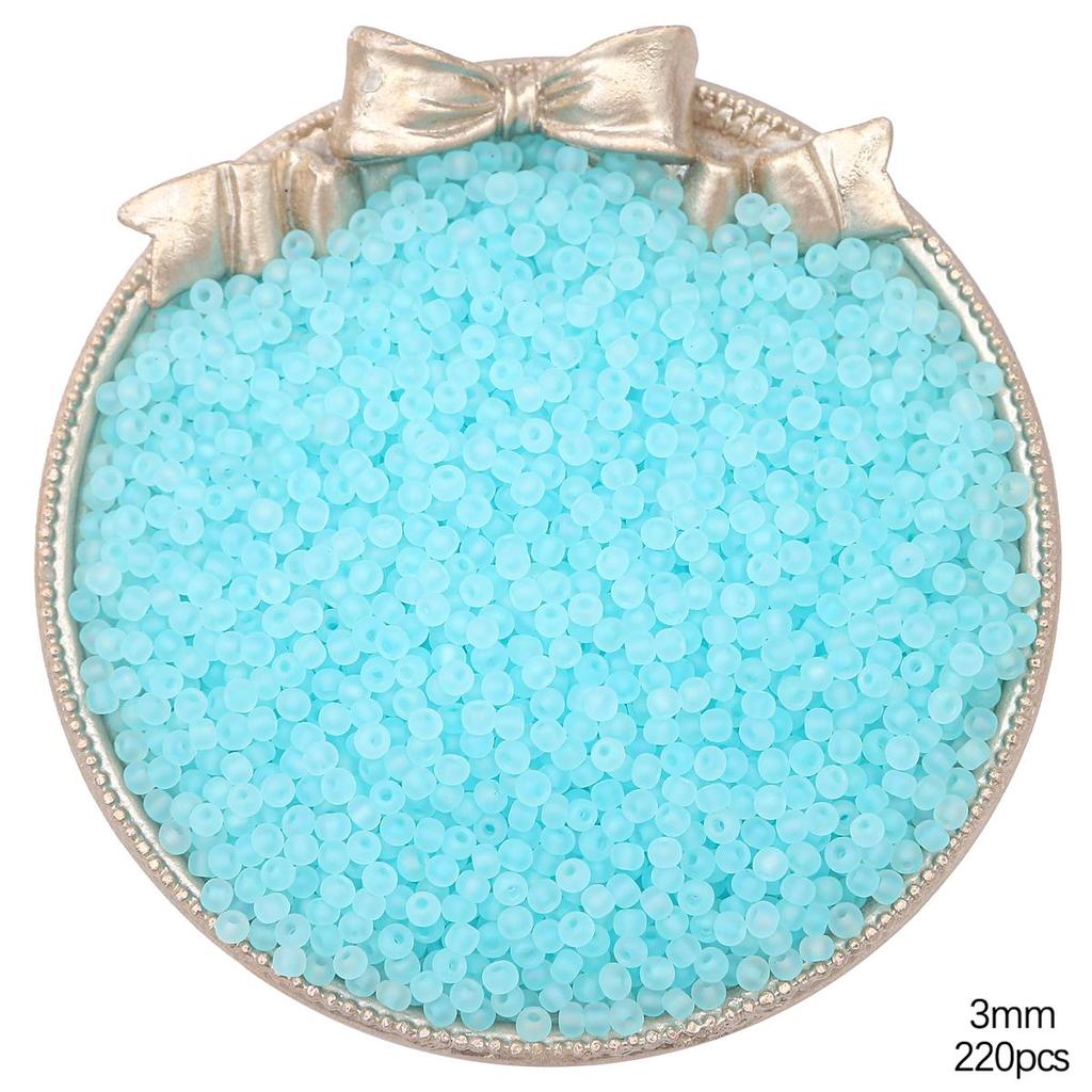 Высококачественные матовые стеклянные бусины-бисер разных цветов для изготовления украшений своими руками