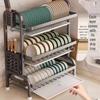Qinchen Double-Layer Dish Drainer Rack