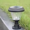 Waterproof Solar Pathway Lights Four Llighting Modes Solar Column Head Lamp Courtyard Lawn Garden