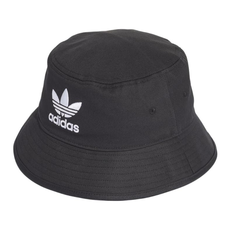 adidas Оригинальная хлопковая панама с логотипом Trefoil, унисекс, черная AJ8995