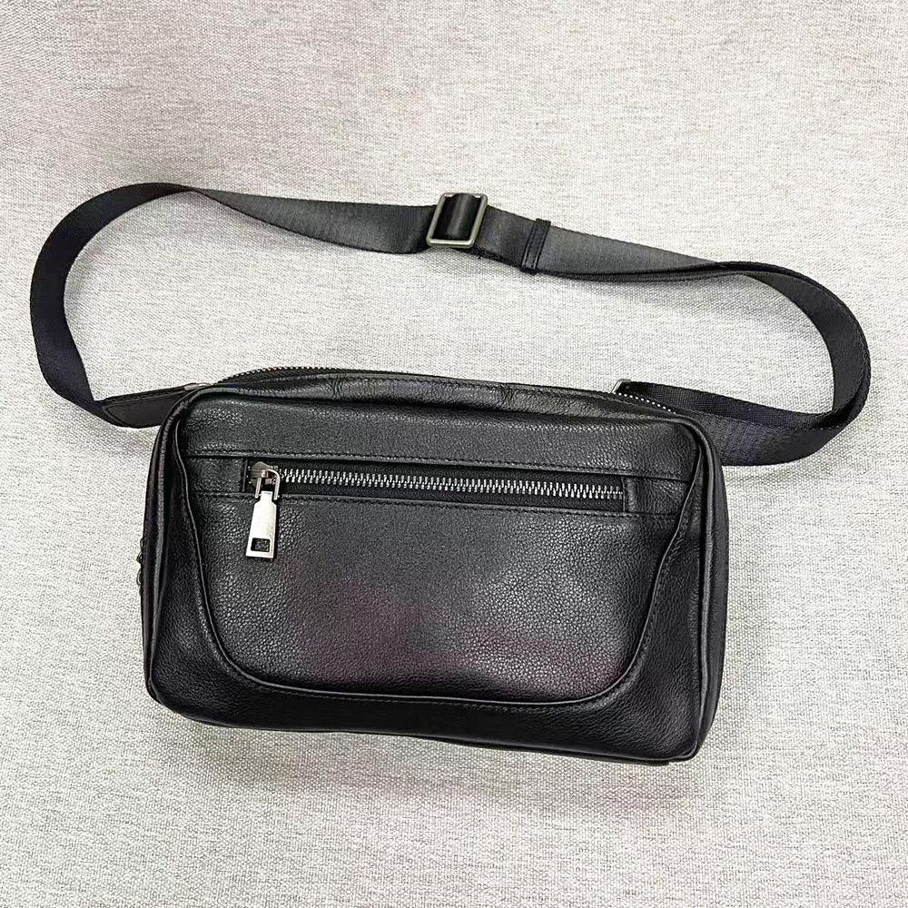 Сумка для мобильного телефона из натуральной кожи, мужской ремень, поясная сумка, сумка-мессенджер через плечо, сумка на молнии из коровьей кожи.