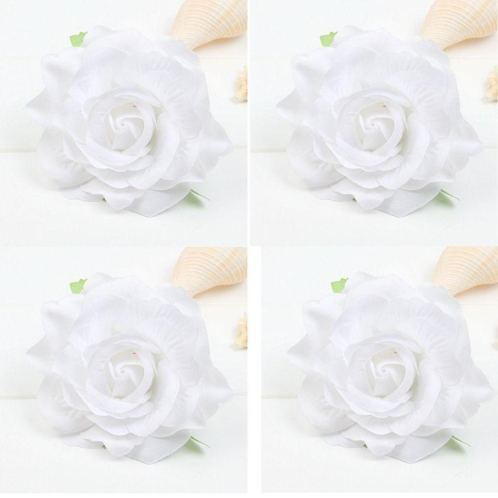 Accessories Bridesmaid Women Rose Flower Hairpin Brooch Hair Clip Wedding