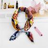 Decorative Simple Texture Silk Scarf Women'S New Style Spring And Autumn Summer Fashion Versatile Headscarf Work Scarf