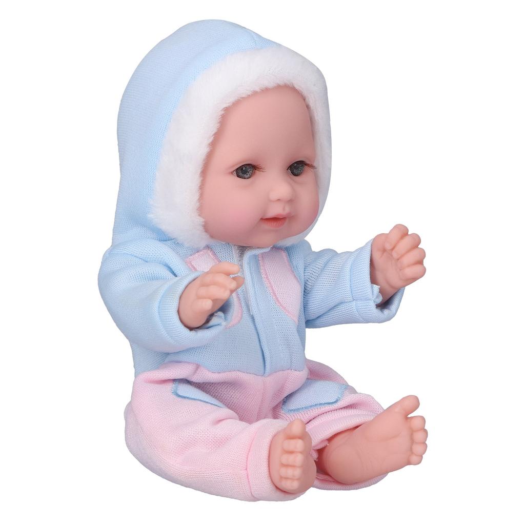 11 дюймов Игрушки Куклы Младенцы Мягкие Очаровательные Подвижные Суставы Куклы Реборн с Одеждой#1