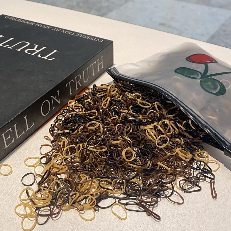 2000 шт./лот Маленькие одноразовые прозрачные резинки для волос для девочек, эластичные резинки для браслетов, детские мини-резинки для волос, повязка на голову