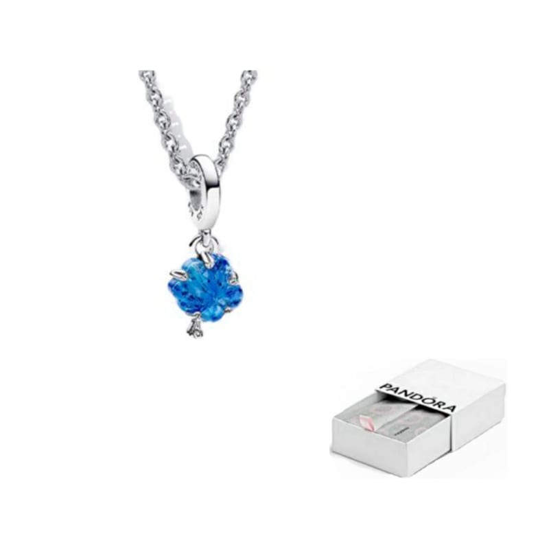 Pandora 925 Sterling Silver Glass Necklaces Women's ZT2669