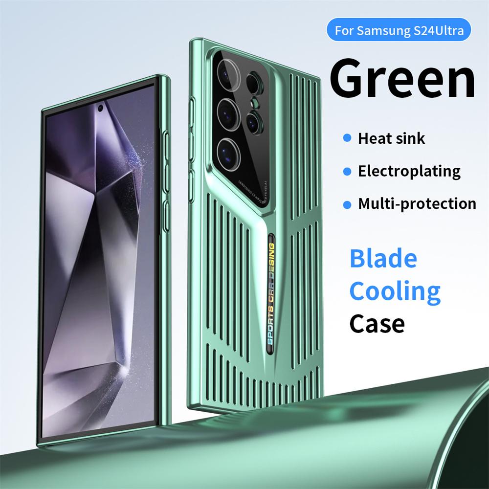 Покрытие Рассеивание тепла Охлаждение Чехол для телефона для Samsung S25 S24 S22 S23 Ultra S24 Plus Защита камеры Дышащий чехол