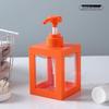 Прозрачная бутылка-дозатор большого объема с нажатием для лосьона, геля для душа и жидкого мыла для рук.