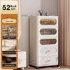 Multi-Layer Drawer-Style Plastic Storage Cabinet for Home & Clothes Organization