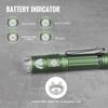 ThruNite BSS V6 Pro Tactical Flashlight, USB-C Rechargeable, Up to 1705 Lumens, 6 Lighting Modes, Dual Switch (Dark Green, CW)