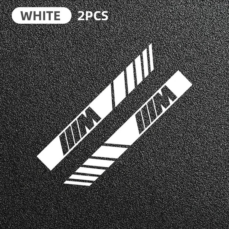BAIS3 2025 2pcs Car Stripe Stickers Rearview Mirror Reflective Vinyl Decals Decoration For BMW F10 F13 F15 F16 F30 F34 F32 F31 E36 E60