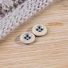 Solid Wood Shirt Button Shirt Wooden Button Children Baby Clothes Cardigan Shirt Decorative Round Buttons