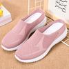 Shoes Women's  New Large Size Cloth Shoes Women's Shoes Breathable Flying Woven Shoes Women's Soft Bottom Casual Mother Shoes