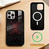 Узор под карбон   Чехол для телефона для iPhone17,16,15,14,13,12,11 Plus,Pro Магнитный с Magsafe Беспроводная зарядка