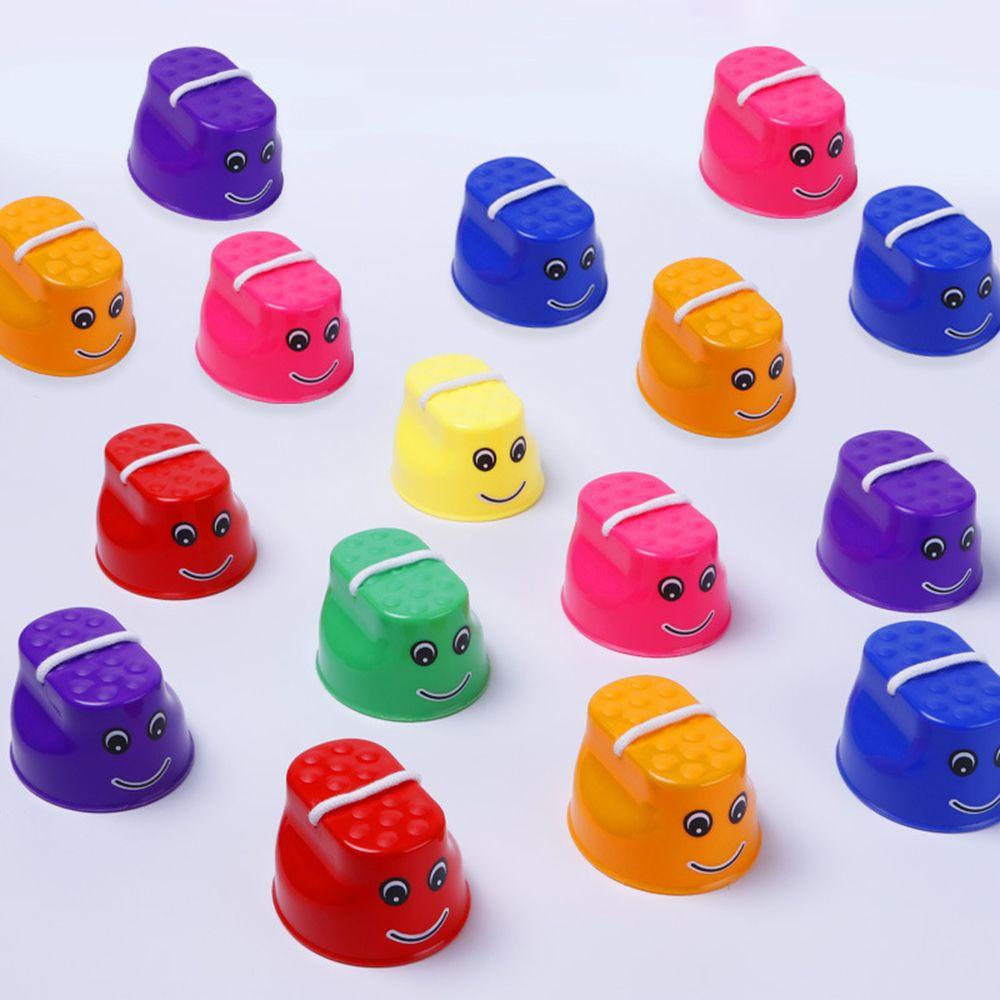 Детские ходули для прыжков на ногах, оборудование для тренировки баланса, игры на координацию, ходули для прыжков с улыбкой