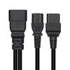 C20 To C13+C19 Y Splitter Power Plug Cord Single IEC 320 C20 Male To C13+C19 Female Splitter Extension Adapter Cable