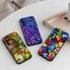 C-Цветной-L G-Стеклянный-S Чехол для телефона для Samsung S25,S24,S21,S22,S23,S30,Ultra,S20,Plus,Другие Мягкий Черный Чехол